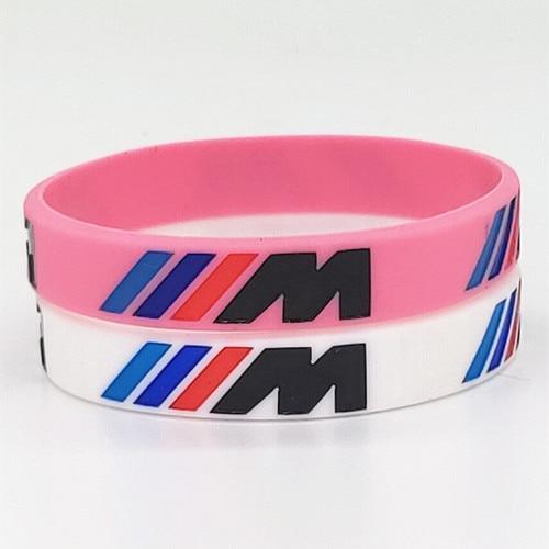 Hologram Bracelet ///M Sport M Power Black White Silicone Wristband Bangle for Auto Club Fans M3 M5 M6 3/5/7 Series