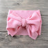 Newborn Large Bow Headwrap for Baby Girl Fabric Messy Bow Headband Turban Bowknot Tie