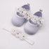 Baby First Walker Shoes Kids Girls Baby Party Ballerina Shoes Infant 3D Flower Rhinestone Shoes In Modern Design