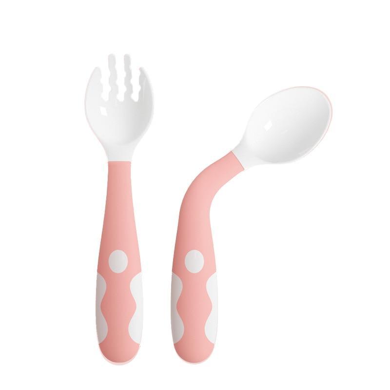 Baby Soft Silicone Spoon Infant Feeding Spoon Utensils Auxiliary Food Spoon Learn Eat Training Soft Spoon Children Tableware