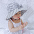 Modern Baby Girls Sun Hat Cotton Baby Hat Kids Child Cap Bowknot Flower Print Bucket Hat Double Sided