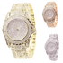 Fashion Watch Women Luxury  Round Quartz Watch Wrist Watches for Women Shiny Gold Sliver Watches  Wrist Watch For Ladies Gift