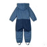 Ski suit For Children Soft Shell Outdoor Jacket Waterproof  Fleece Lining Jumpsuit For Boys and Girls In Modern Colorful Design