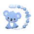 Baby Teething Lovely Koala Owl Horse Cookies Baby Teether Molar Toy Gift Raccoon Food Grade Silicone Beads For Kids and Baby