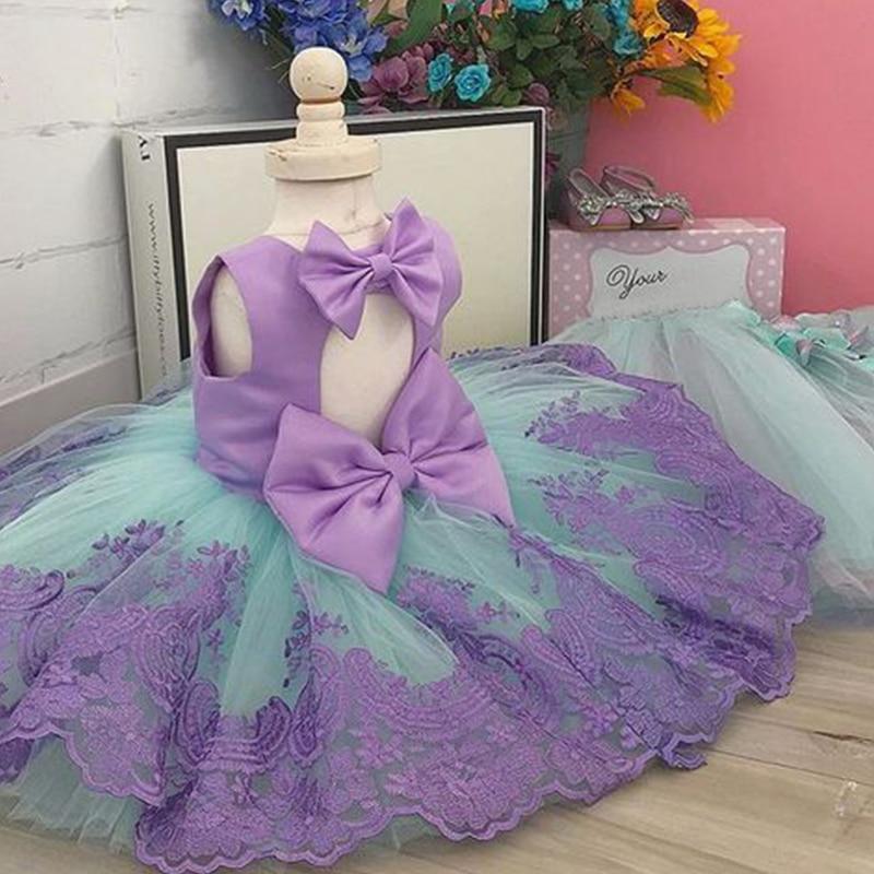 Luxury Girls First Birthday Dress for Newborn Baby Toddler for Princess Great for Parties and Carnivals Girl Party Prom Gown Clothing Wear 1-5 years