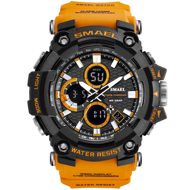 Men's  Sports Watches Top Brand Luxury Military Quartz Watch Men Waterproof 50M Shock  Digital Whats Relogio Masculino