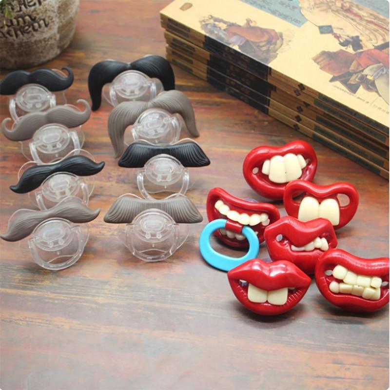 Baby Pacifier Soother Silicone Funny Nipple Dummy Baby Joke Prank For Toddler Nipples Teether Pacifier