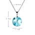 Blue Sky White Cloud Chain Necklace for Women Luxury Jewelry Style Perfect Gift For Girls