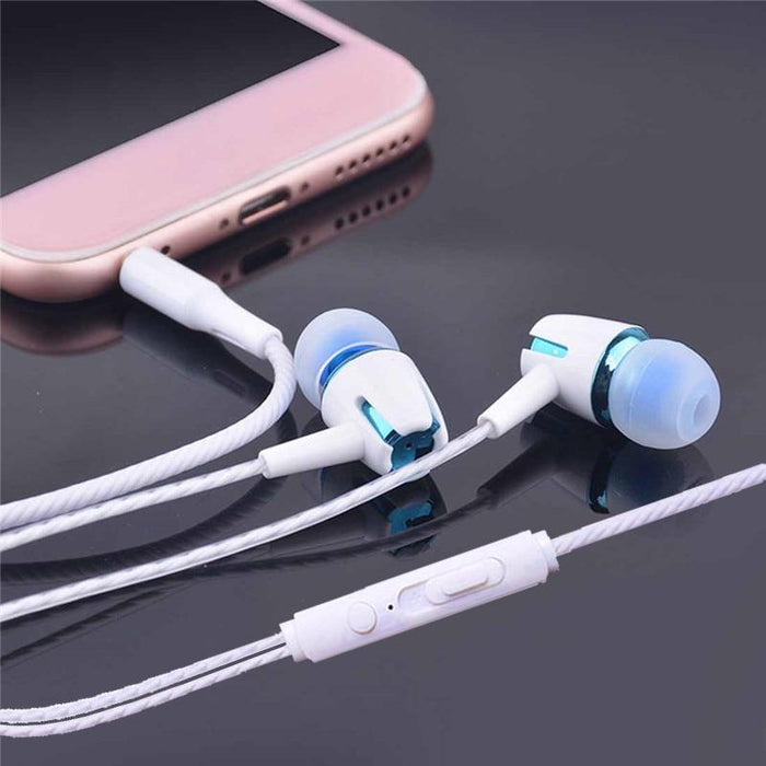 STEVVEX Headphones wired Earphone E18 Adjustable volume pause/play For   mobiles  earbuds wire Headset for smartphone