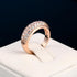 Engagement Luxury Wedding Ring Fashion Popular Elegant Rose Gold Zirconia Epic Women's Ring Party Charm Accessories Lover Gift