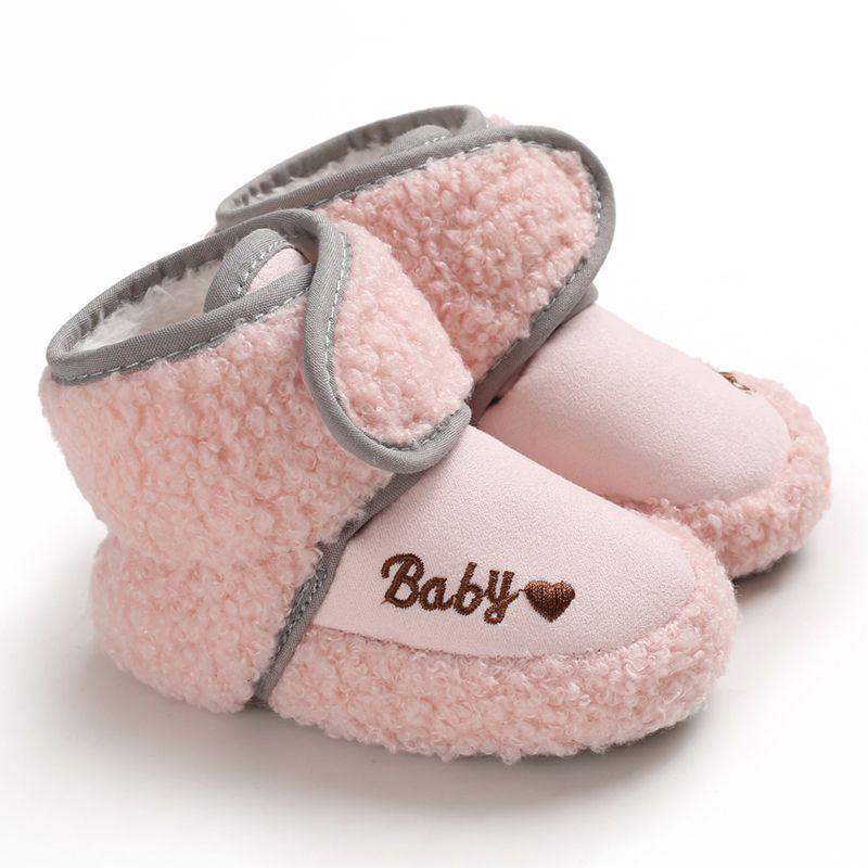 Baby Winter Warm First Walkers Cotton Baby Shoes Cute Infant Baby Shoes Soft Sole Shoe For Toddlers For Boys And Girls