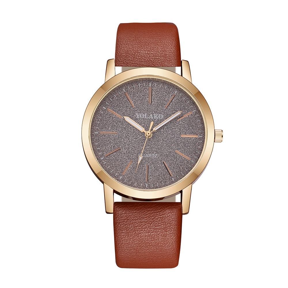 New Luxury Leather Quartz Women's Watch Ladies Fashion Watch Women Wristwatch For Women and Girls