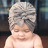 Luxury Modern Baby Headband Hat Bowknot Print Cotton Stretchy Turban Headband Infant Head Wrap Beanie Hat  For Babies and Kids