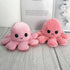 Reversible Flip Octopus Plush Stuffed Toy Soft Animal Home Accessories Cute Animal Doll Children Gifts Baby Plush Toy For Kids