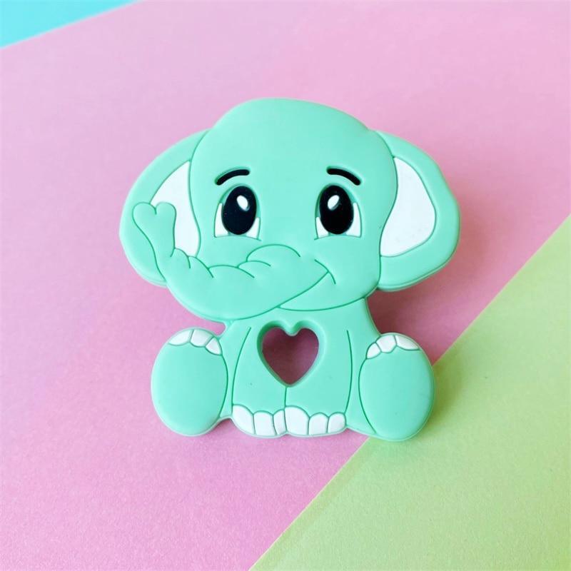 Silicone Elephant Animal Newborn Teethers Toy Cartoon Children Perfect Gift For Baby Boys or Girls