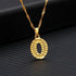 Modern NEW Luxury Shiny Tiny Gold Initial Letter Necklace For Women and Man In Jewelry Hip Hop Retro Design