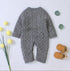 Handmade Knitted Baby Clothes Long Sleeve Newborn Baby Romper Winter Spring Baby Girl Romper Jumpsuit For Boys and Girls