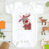 Baby Girl / boy Clothes Cute Dog Christmas Print  One-Pieces Bodysuit for Newborns Design