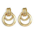 New Big Circle Round Hoop Earrings for Women's Fashion Statement Golden Punk Charm Earrings Party Jewelry