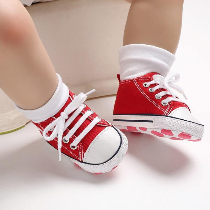 New Soft Baby Sneaker For Newborn Sport Shoes For Baby Boys Girls Infant Toddler Bottom Anti-slip First Walkers 0-18 M