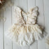 Modern Newborn Baby Girl Flower Lace Romper Bodysuit Jumpsuit Tutu Dress Outfit Clothes Made for Little Prinsess girls between 0-24Months