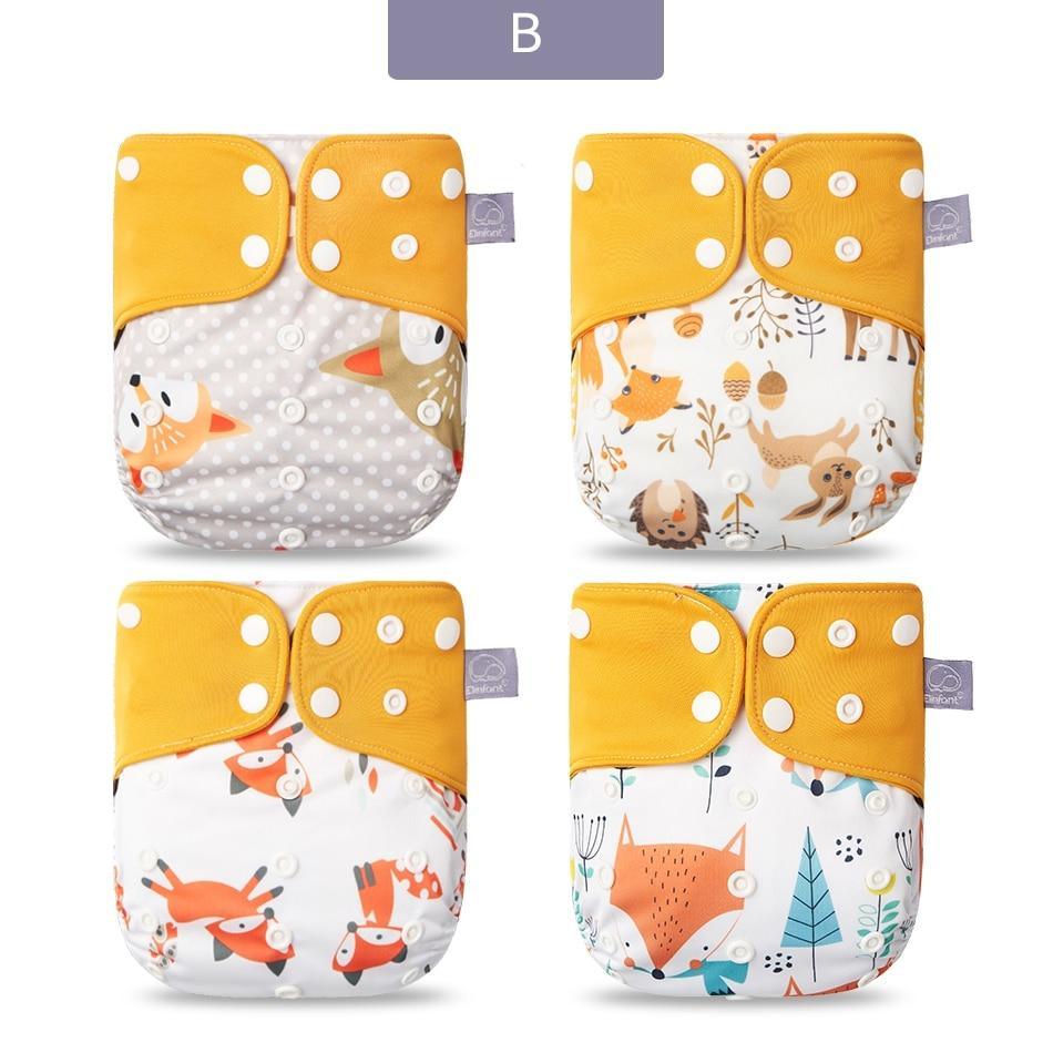 Eco-friendly Diaper Adjustable Reusable Coffee Fiber Diaper Pocket Fit Baby Nappies Pants Waterproof Nappies for Baby and Kids In Modern Design