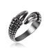 Fashion Retro Exaggerated Spirit Snake Ring Personality Punk Wind Snake-Shaped Nightclub Style  Ring For Women and Girs Student Trend Jewelry Design