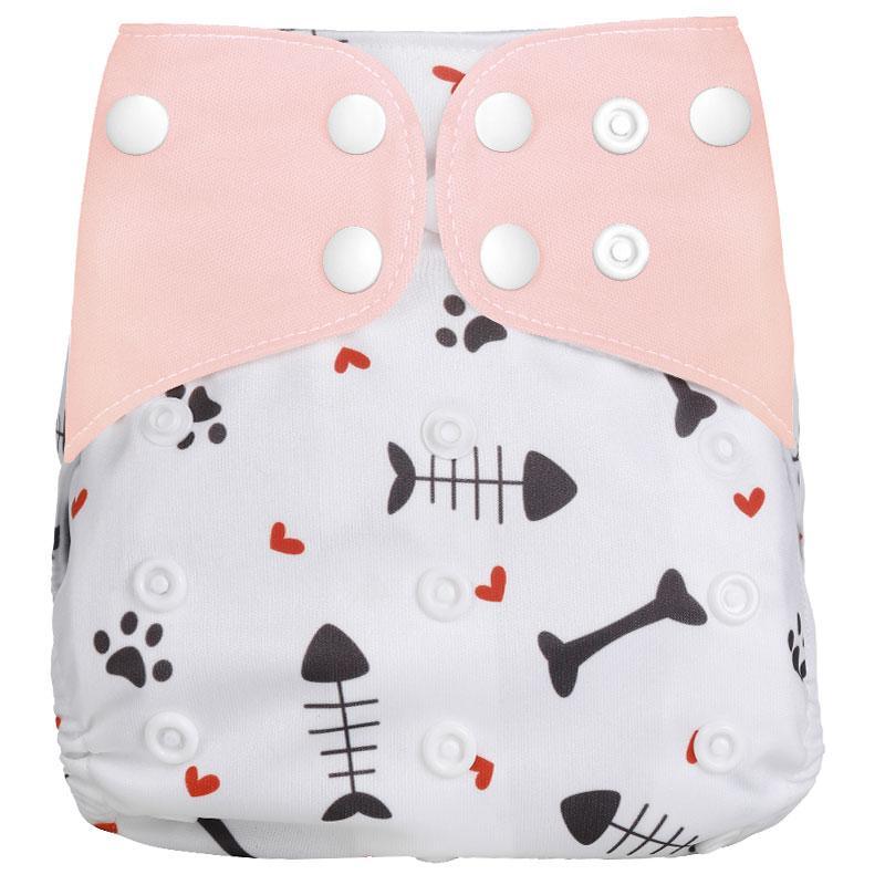 Comfortable Reusable One Size Pocket Adjustable Baby Nappies Inner Cloth Breathable Diaper