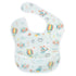 Waterproof Baby Bibs Polyester TPU Feeding Bibs Washable Baby Bibs with Food Catcher For Kids