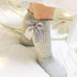 Non-slip Cotton Princess Knee High Long Skin-friendly Socks With Bow Mesh Newborn For Baby Girls