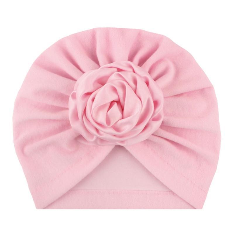 Luxury Learl Turban  for Baby Girls Bohemia Hat with Pearls Photography Props Newborn Turban Hats Kids Beanie Baby Cap