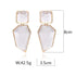 New Hot Modern Fashion Earring Gold Color Resin Irregular Drop Earrings Luxury for Women Elegant Wedding Jewelry