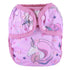 Baby Girl Pink One Size Cloth Diaper Cover Comfortable Nappy With Double Gusset Cartoon Designs Baby Boys Diapers