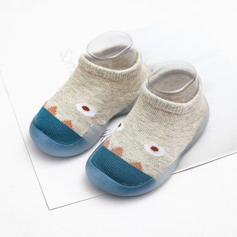 Children Anti-slip Shoes Newborn Baby Girl Cotton Non-slip Floor Socks Baby Boy Rubber Cartoon Indoor Socks Infant Shoes