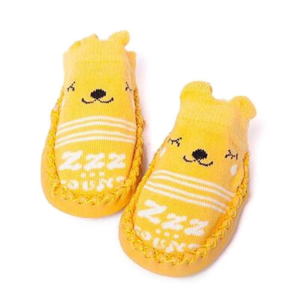 Modern Elegant Baby Girls & Boys Autumn Winter Cotton Soft Sole Cartoon Shoes Socks For Baby Kids