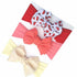 Summer Cute Floral Bows Baby Girl Headbands Elastic Bowknot Newborn Hair Band Turban Set Hair Accessories Bow Set For Kids