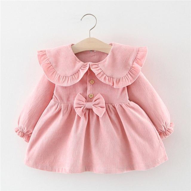 Luxury Modern Newborn Baby Girl Cartoon Dress With Bag Infant Clothing Toddler Dress In elegant New Design Made for Kids