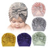 Modern Handamde Toddler Baby Boys& Girls Turban Head Wrap Beanie Cotton Hat Solid Cap Headband For Kids