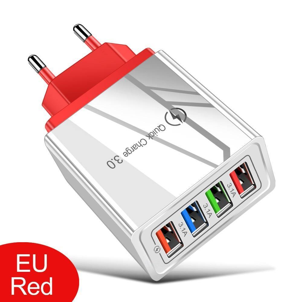 EU/US Plug USB Charger Quick Charge 3.0 For Phone Adapter Tablet Portable Wall Mobile Charger Fast Charging