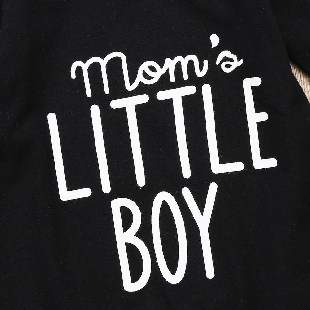 Infant Baby Boy Newborn Baby Clothing Set Little Boy Letter Romper Boys Girls Cotton Jumpsuit Outfit Clothes 0-24 Months