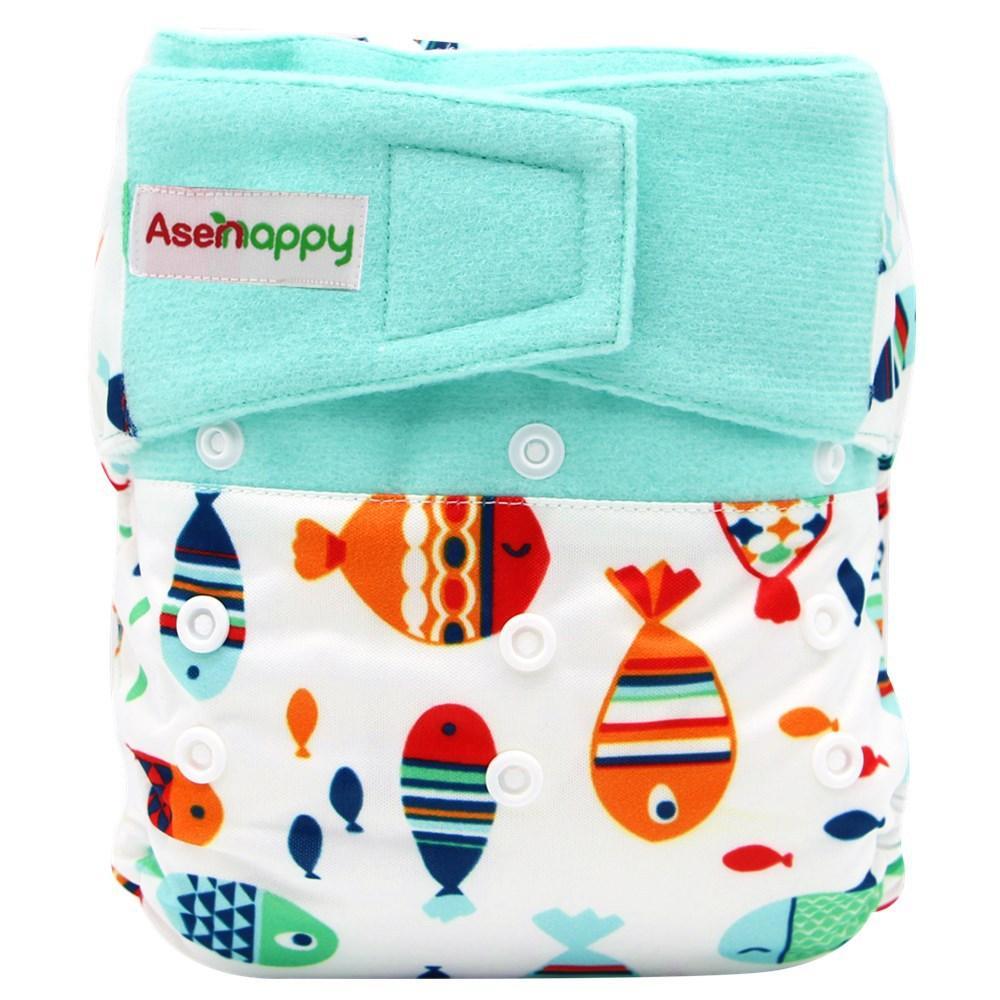 Baby Pocket Cloth Diaper Suede Cloth Inner Washable Reusable Eco-Friendly Nappies Cover Wrap In Modern Elegant Deisgn For Baby