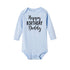 Happy Birthday Daddy Newborn Kids Baby Boys Girls Infant Long Sleeve Jumpsuit ROmper In Modern Designs With Party  Print