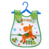 Fashion Printed Adjustable Animal Plastic Waterproof Lunch Feeding Bibs Feeding Cloth for Children In Modern Design