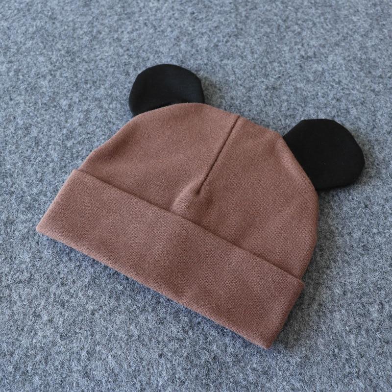 Baby Cap With Ears Cotton Warm Newborn Accessories Baby Hat For Kids Infant Toddler Beanie Cap