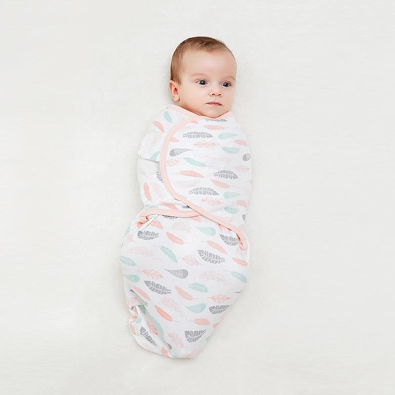 Modern Cotton Summer Nwborn Swaddle Wrap Envelope Baby Blanket For Baby Kids