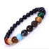 Galaxy Solar System Bracelet Universe Nine Planets Natural Stone Stars Earth Moon Bracelet For Women Man Fashion Jewelry