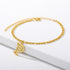 Luxury Anklets Letter Bracelets For Women Stainless Steel Alphabet Ankle Bracelet  Gold Chain Foot Jewellry