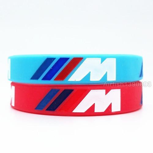 Hologram Bracelet ///M Sport M Power Black White Silicone Wristband Bangle for Auto Club Fans M3 M5 M6 3/5/7 Series