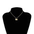 Modern Gold Chain Butterfly Pendant Choker Necklace Luxury For Women Statement Bohemian Beach Jewelry Gift Cheap