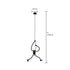 Industrial Metal Pendant Light, Creative Cartoon Ceiling Light Fixture, Indoor Hanging Lamp, Modern Minimalist Lamps for Bedrooms Loft Study Restaurant Entryway Foyer, E27 Great decoration for Bedroom and Kids Room